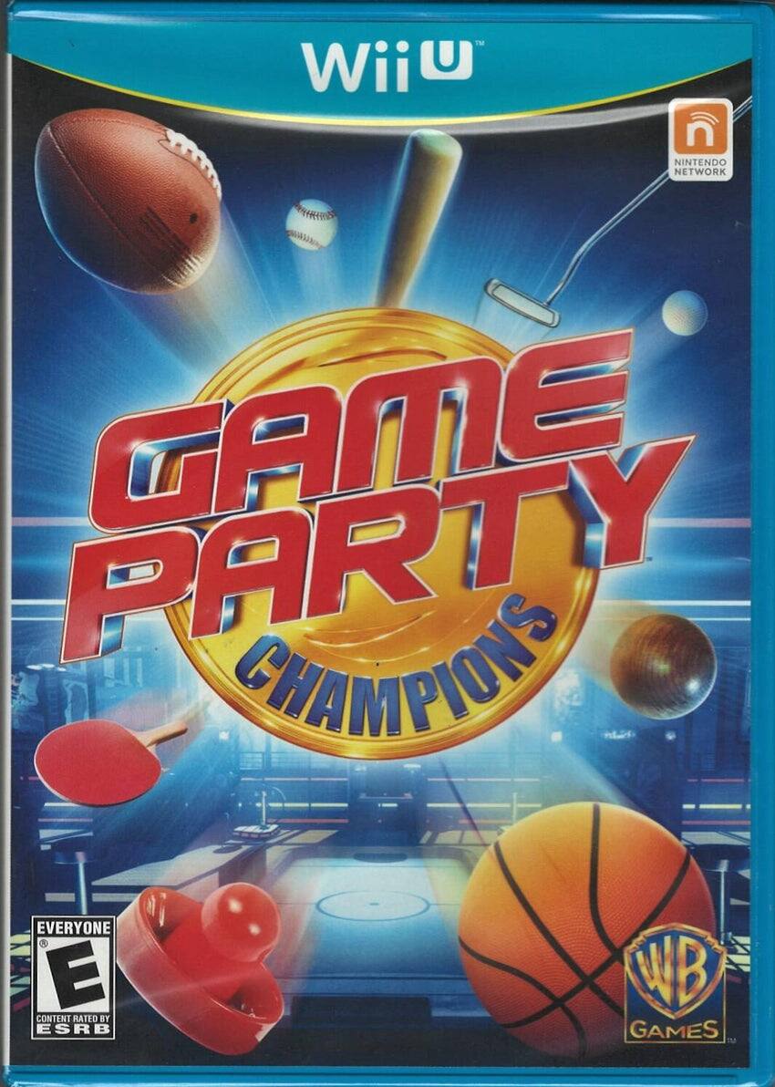Wii U  
Nintendo Network  
Game Party Champions  
Everyone  
E  
Content Rated by ESRB  
WB Games