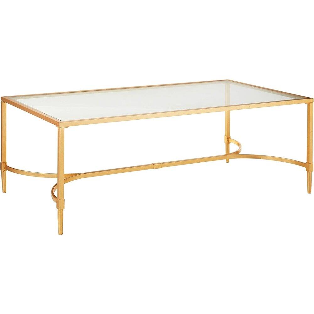 Front. Safavieh - Safavieh Home Collection Antwan Gold Coffee Table - Gold.