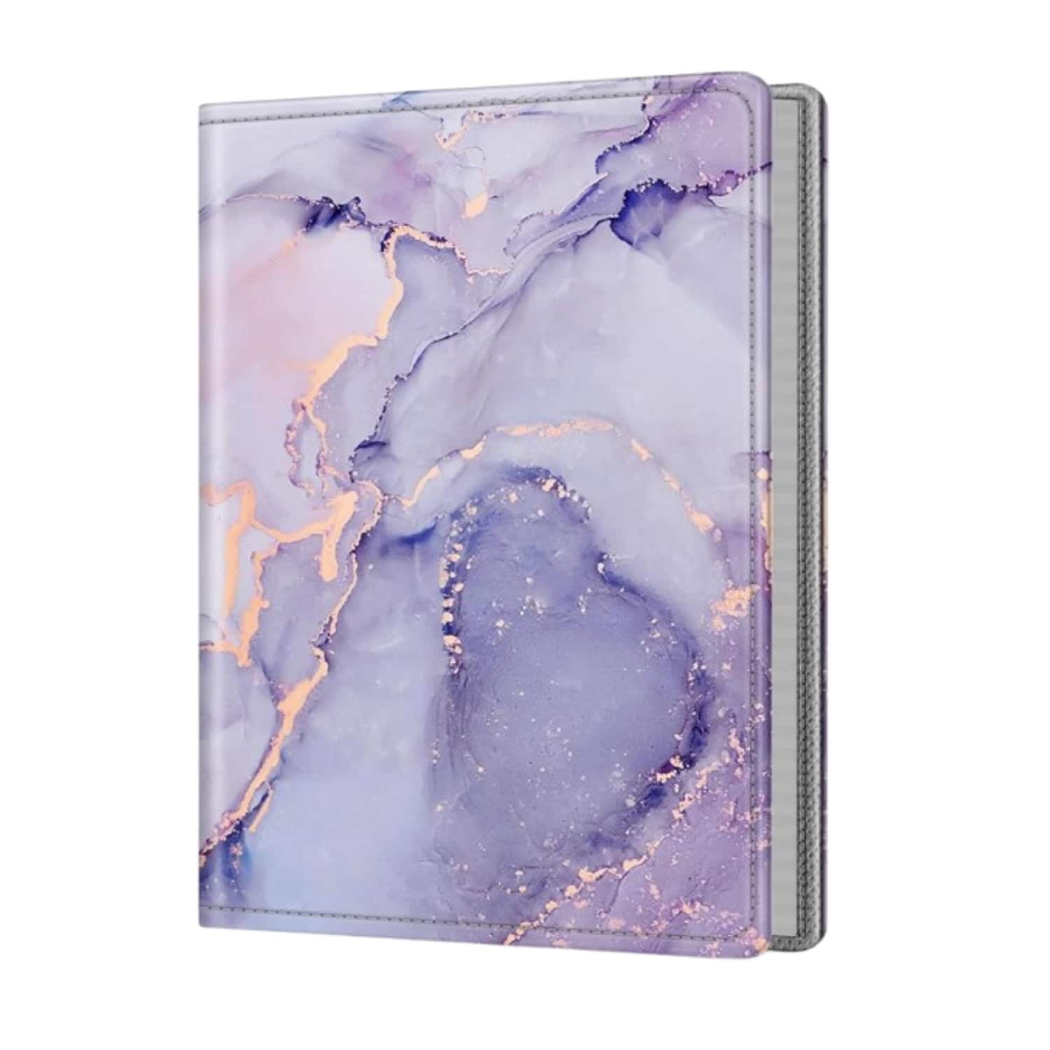 Stock Preferred - 5x7 Photo Album 52 Photos Mini Capacity Vegan Leather Cover Book - Lilac Marble