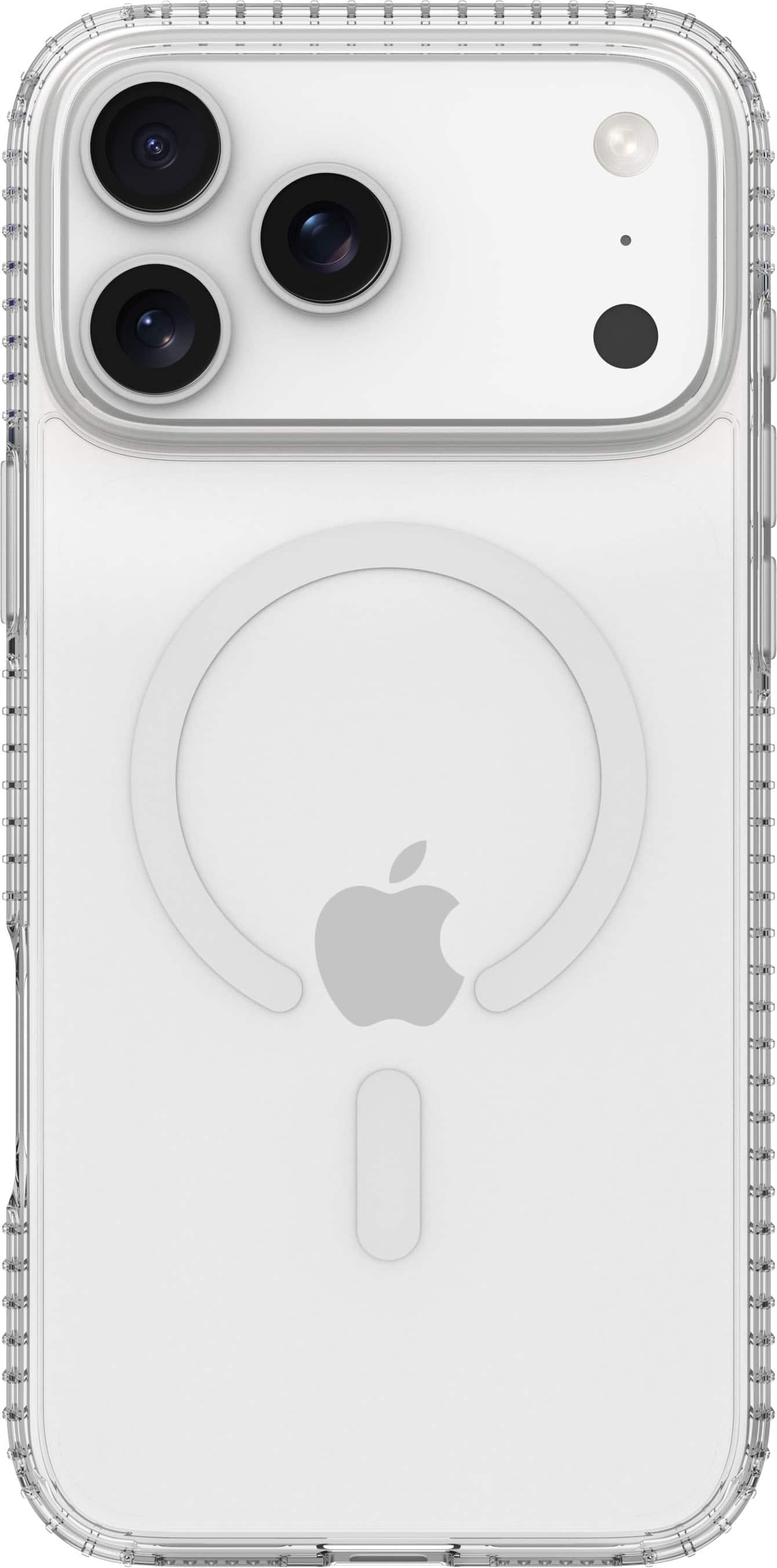 Insignia™ - Hard-Shell Case with MagSafe for Apple iPhone 18 Pro Max/17 Pro Max - Clear
