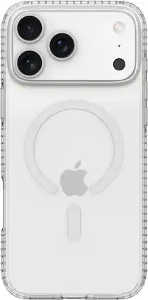 Insignia™ - Hard-Shell Case with MagSafe for Apple iPhone 18 Pro Max/17 Pro Max - Clear