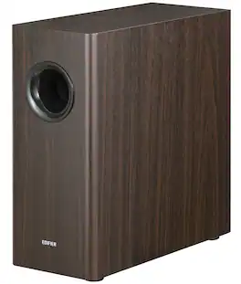 Edifier - T5s Powered Subwoofer (Each) - Brown
