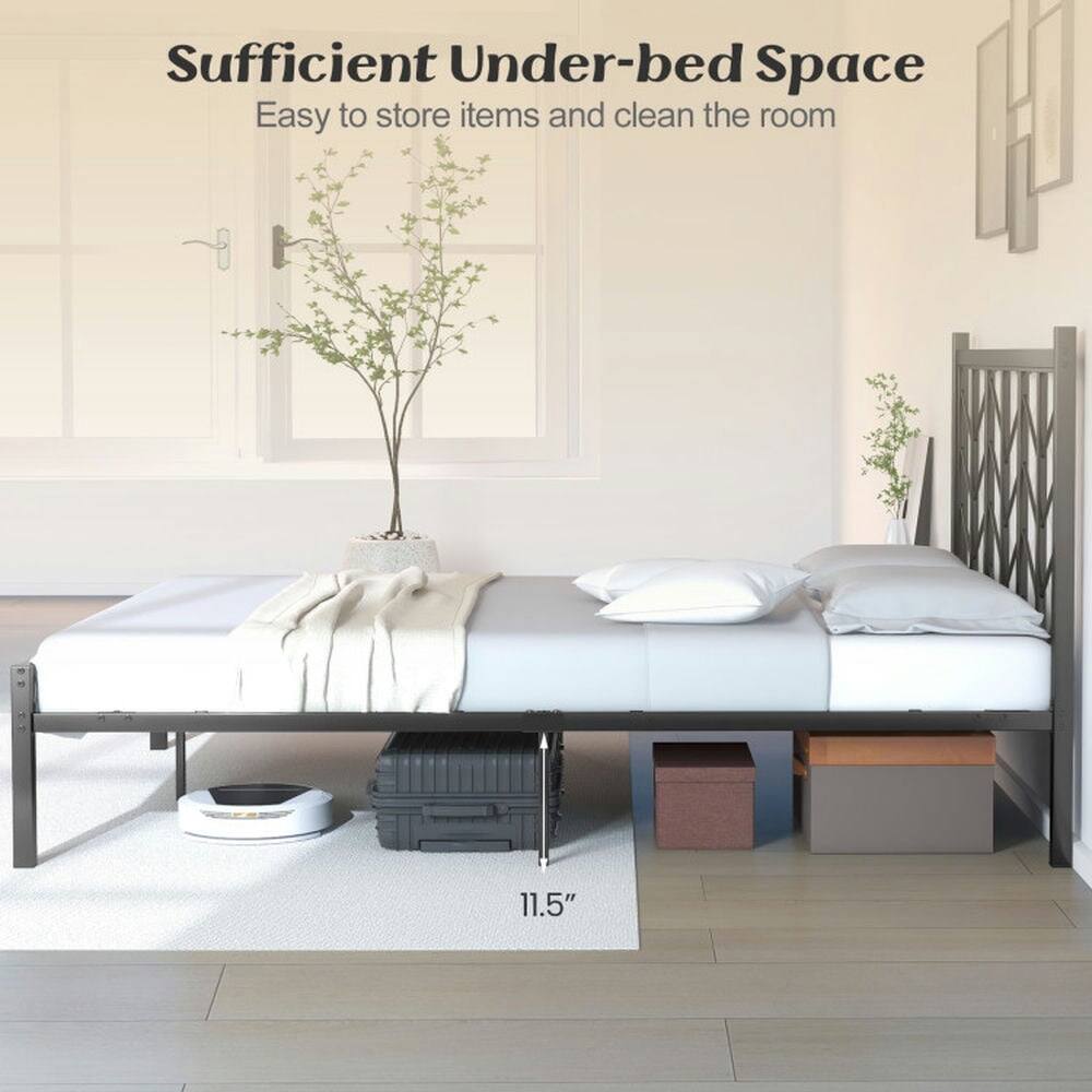 Sufficient Under-bed Space  
Easy to store items and clean the room  
11.5"