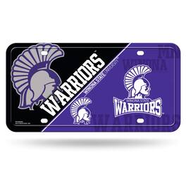 Rico Industries - Winona State Warriors 12x6 Metal License Plate Auto Tag - Multi