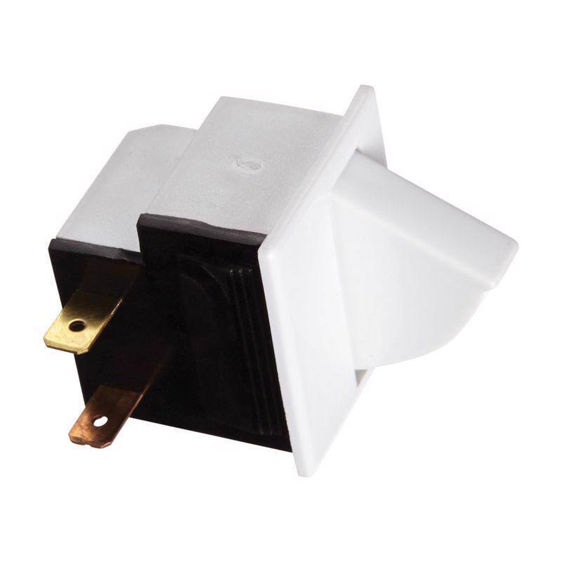 Angle. Jandorf - Jandorf 5 amps Single Pole Momentary/Normally Off Appliance Switch White 1 pk - White.