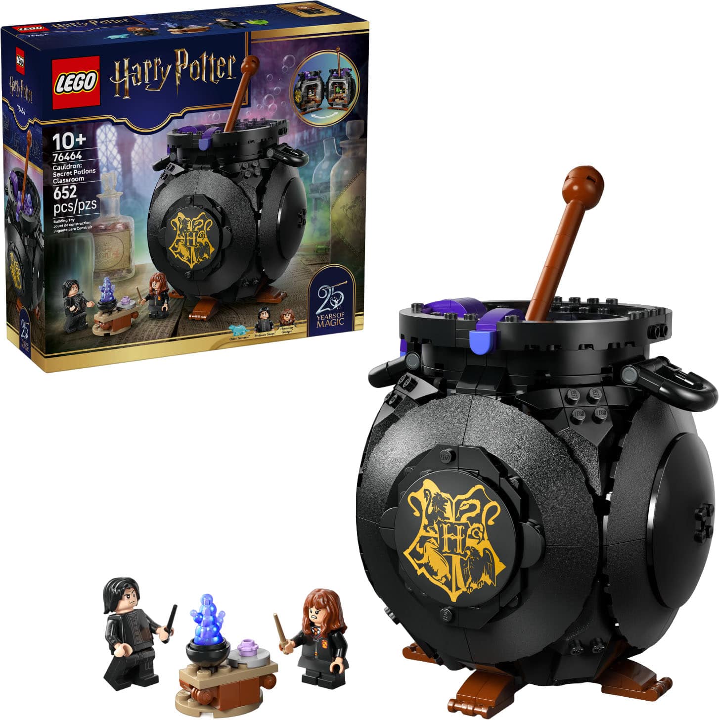 LEGO Harry Potter 10+ 76464 Cauldron: Secret Potions 652 pcs/pzs - 25 YEARS OF MAGIC