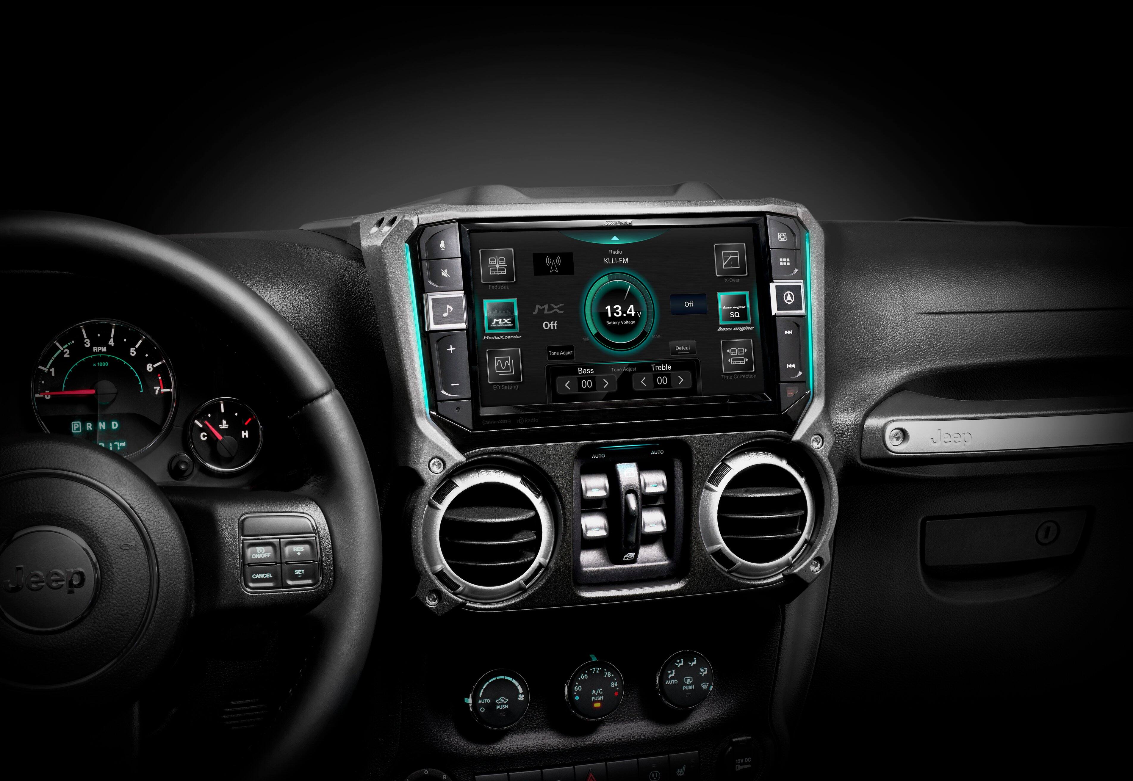 Alt View 11. Alpine - 9" Android Auto and Apple CarPlay Bluetooth Digital Media Receiver - Black.