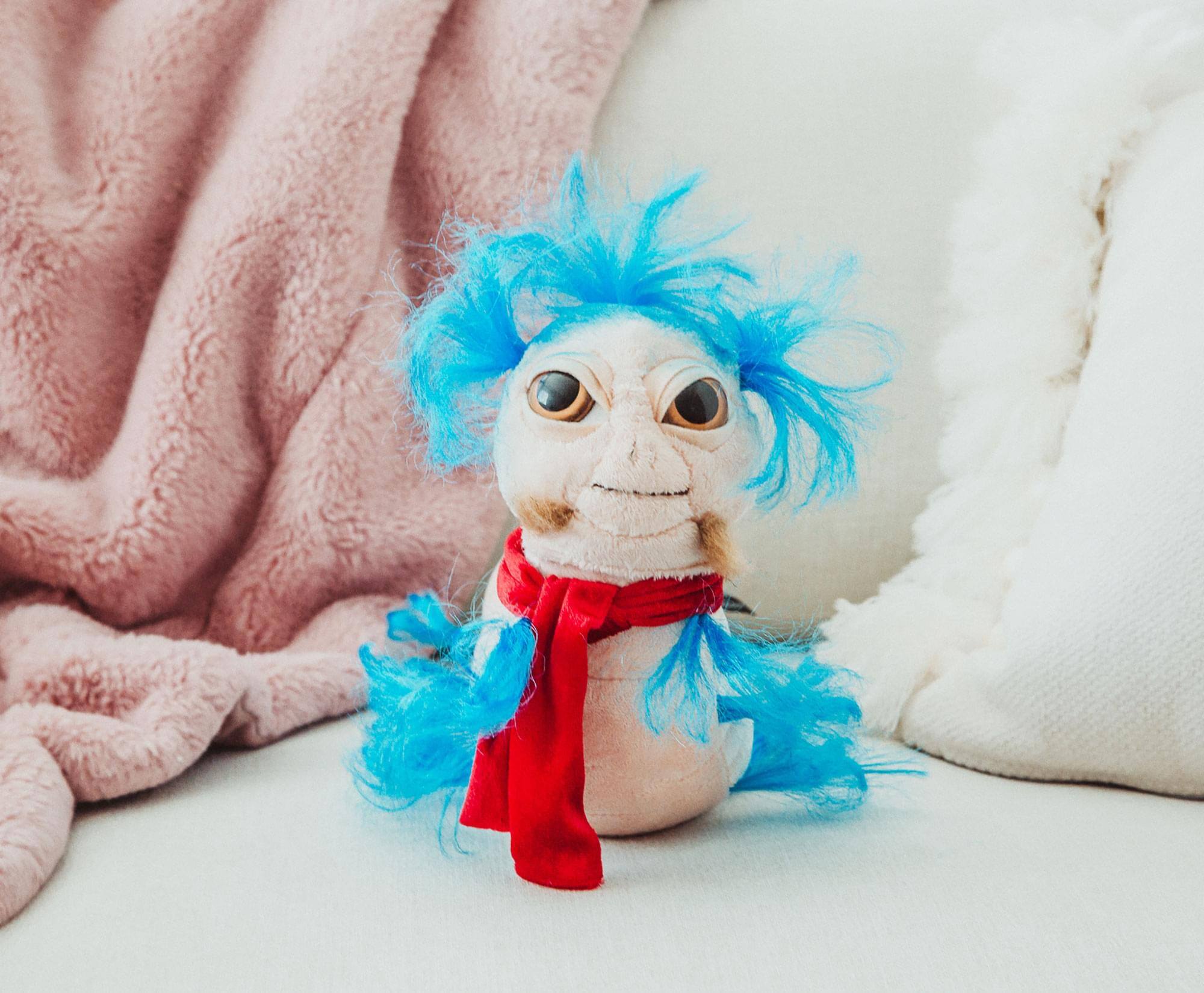 Alt View 10. Toy Vault - Labyrinth The Worm 14-Inch Character Plush Toy | Toynk Exclusive - Blue.