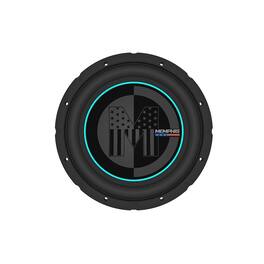 Memphis Car Audio - Memphis 76PRXL12FTV Special Edition Power Reference 12" 1/2/4 Ohm RGB LED Selectable Impedance Subwoofer - Black/Gray