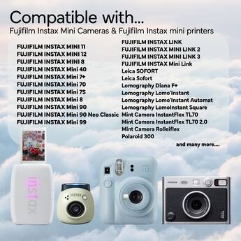 Fujifilm Instax Mini Instant Camera Film (60 Exposure) + Cleaning Fujifilm Instax Mini Instant Camera Film (60 Exposure) + Cleaning