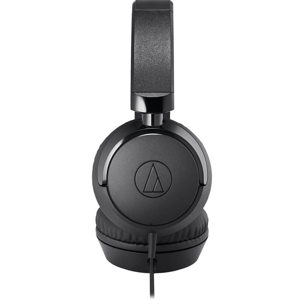 Alt View 1. Audio-Technica - Audio Technica ATHS120CBK USB-C On-Ear Wired Headphones - Black - Black.