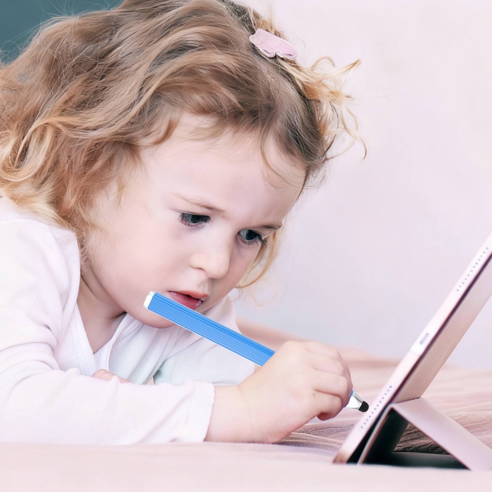 Alt View 5. Unique Bargains - Stylus Pens for Touch Screen, High Sensitivity Universal Capacitive Digital Pen for Phone Tablet Laptop Touch Devices - Dark Blue.