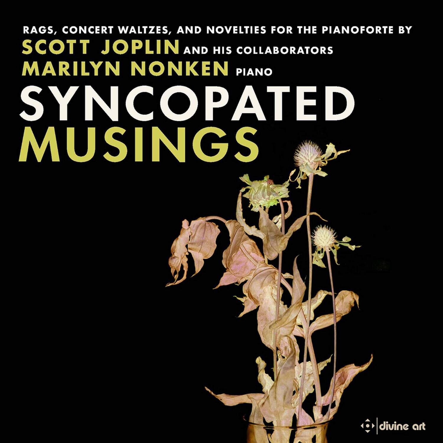 Rags, Concert Waltzes, and Novelties for the Pianoforte by Scott Joplin and His Collaborators  
Marilyn Nonken Piano  
Syncopated Musings  
Divine Art
