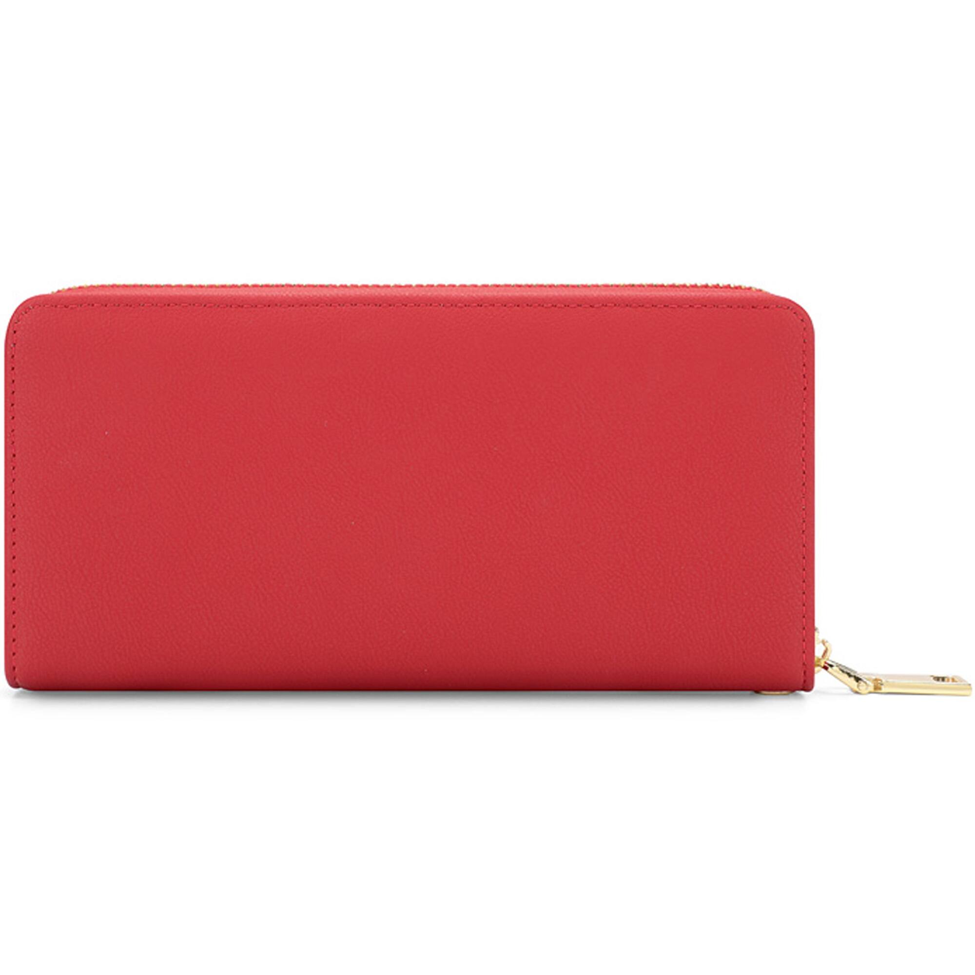 Alt View 1. Champs - Iconic Collection Zip-Around Wallet - Red.