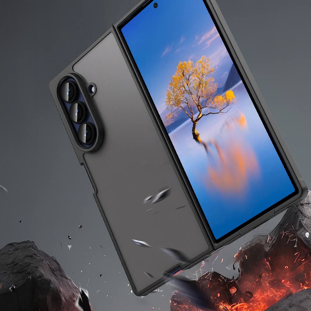 Alt View 5. Sahara - Venture Series Matte Case for Samsung Galaxy Z Fold7 - Scorpion Black.