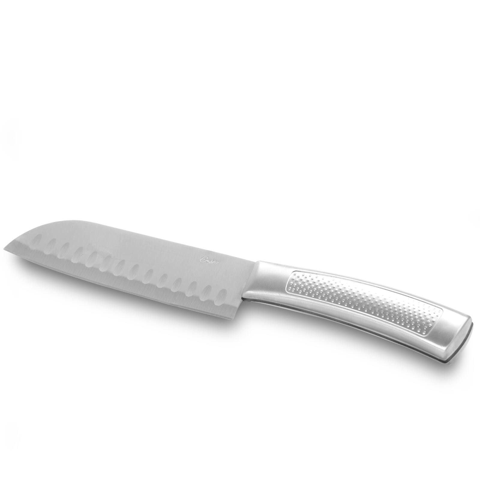 Alt View 7. Oster - Oster Wellisford 14 Piece Stainless Steel Cutlery Set with Black Rubber Wood Block - Black and Silver.