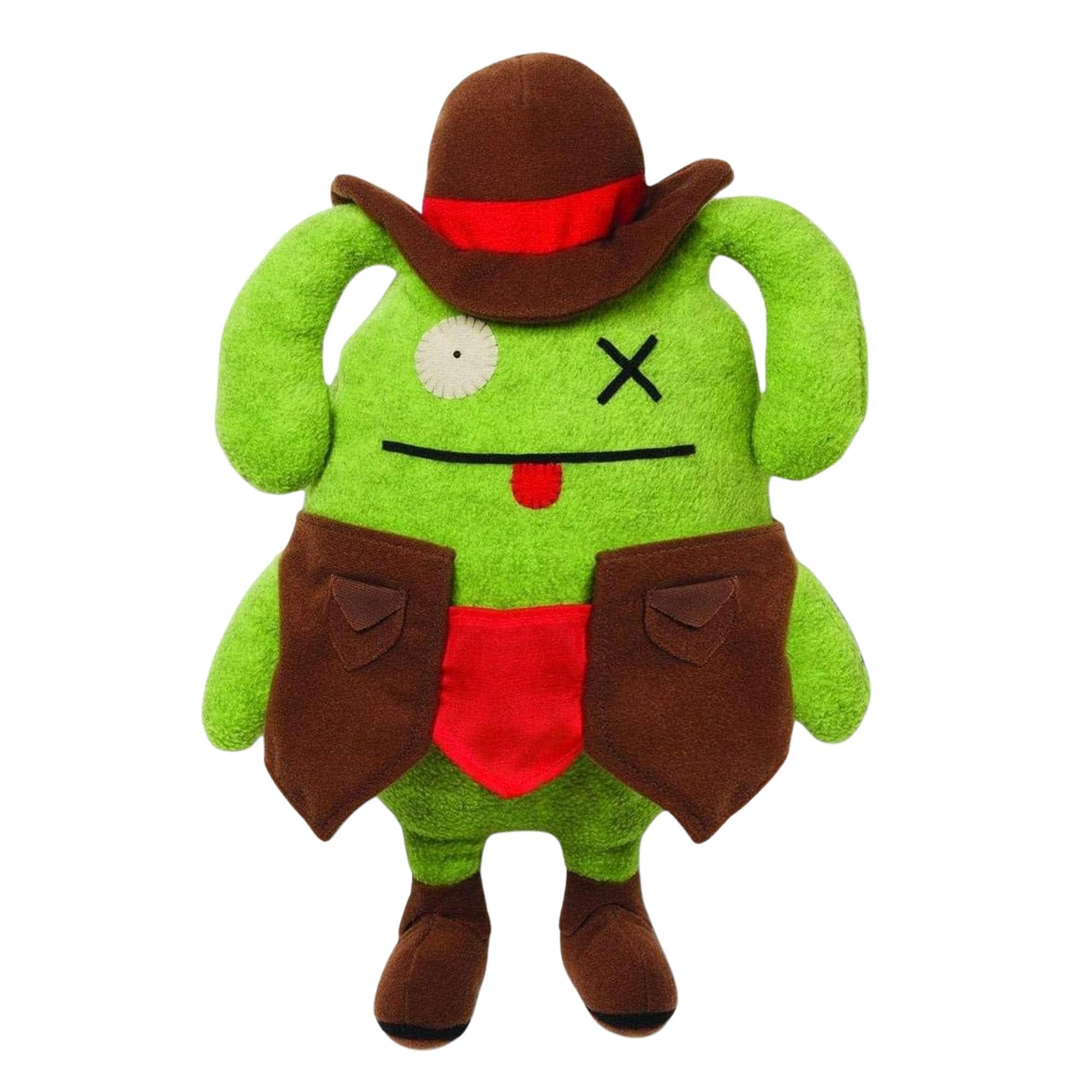 Front. Enesco - Ugly Dolls Comic Book Series 11" Plush: Wild West Ox - Green.