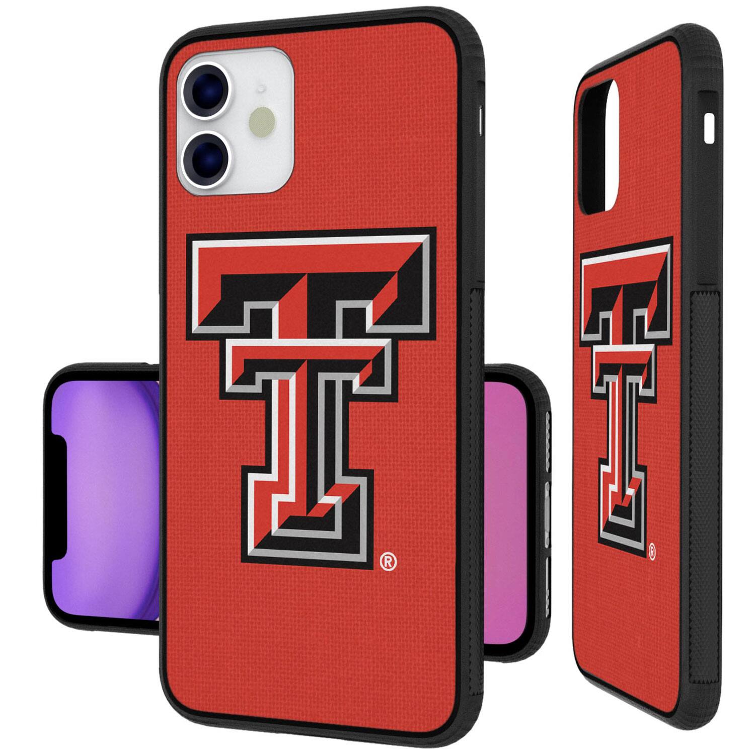 Alt View 1. Keyscaper - Texas Tech Red Raiders iPhone Solid Design Bump Case - 14 Pro Max - Multicolor.
