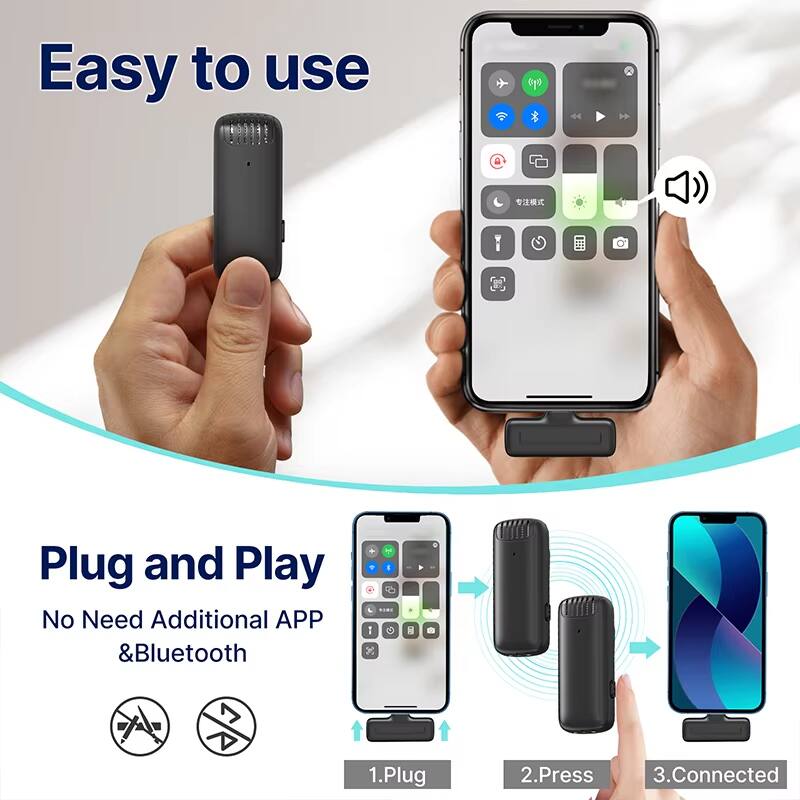 Easy to use

Plug and Play  
No Need Additional APP & Bluetooth

1. Plug  
2. Press  
3. Connected