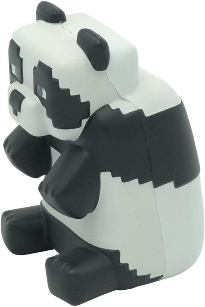 Alt View 10. Just Toys LLC - Minecraft Panda 6 Inch Mega SquishMe Toy - Black.