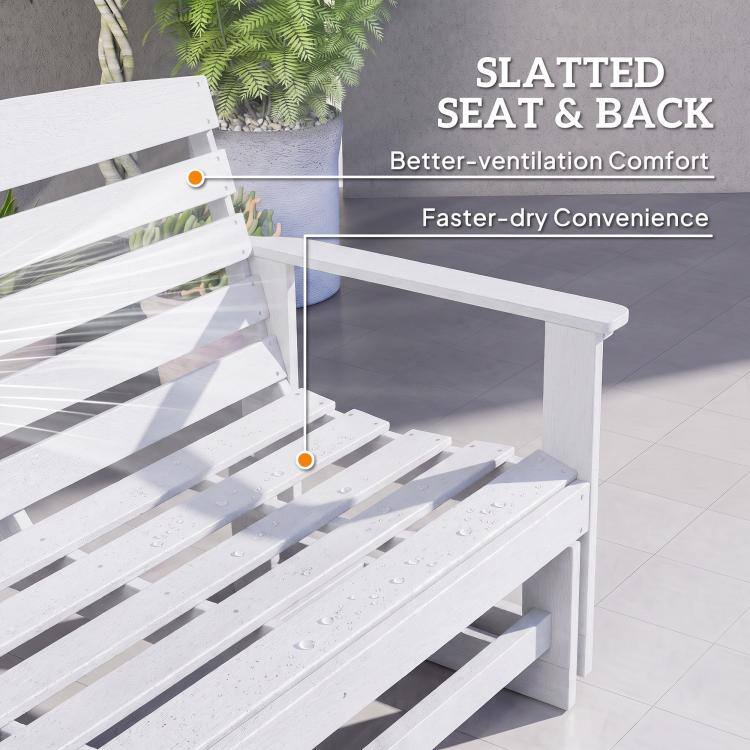 SLATTED SEAT & BACK  
Better-ventilation Comfort  
Faster-dry Convenience