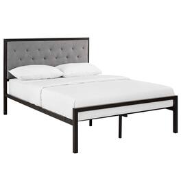 Modway - Mia Fabric Full Bed - Gray