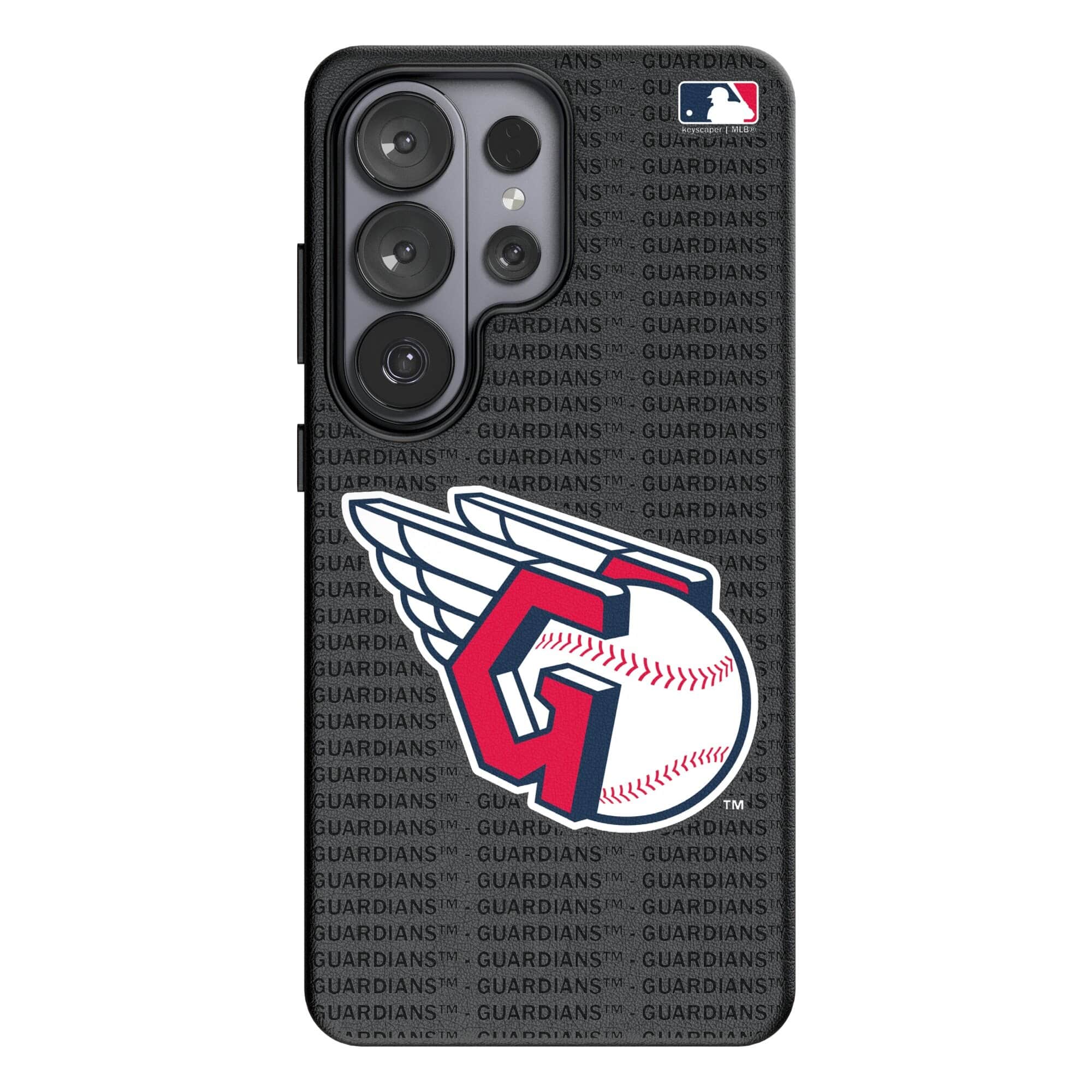 Keyscaper - MLB - Cleveland Guardians Text Backdrop Galaxy Magnetic Bump Case - S26 Plus - Black price history on PriceWatchPro