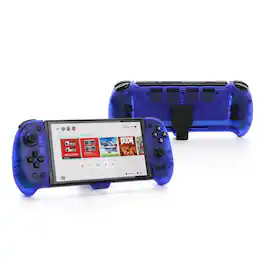 Dobe - TNS-1188 Eggshell ControllerGripcon Switch Controller for Handheld Mode, Ergonomic Controller for Nintendo Switch - Blue