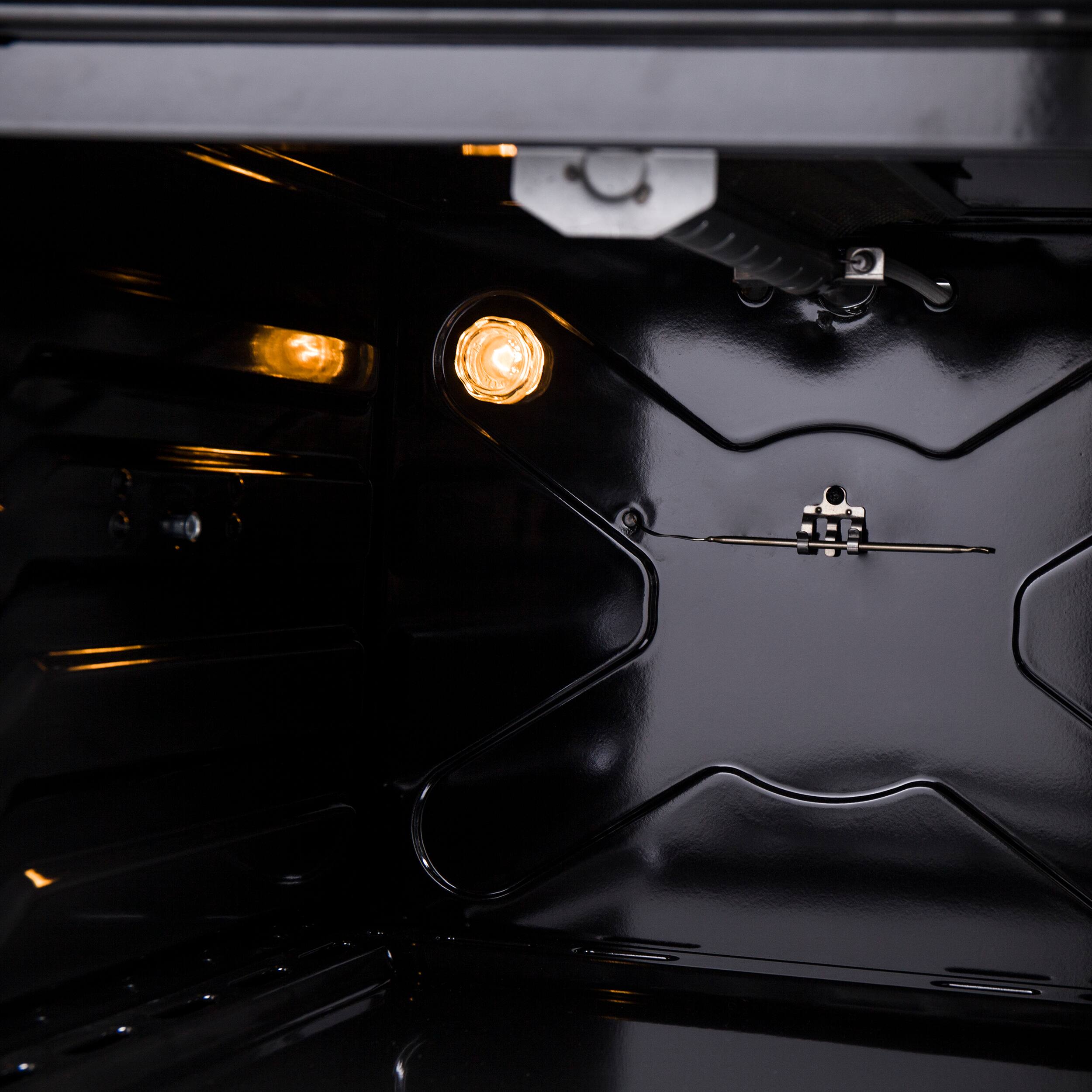 Alt View 20. Forno Appliances - Breno 2.3 Cu. Ft. Freestanding Gas Convection Range with Storage Drawer - Silver.