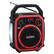 Sure, here is the corrected and grouped text from the image:
- **JENSEN**
- **NOAA Weather Radio**
- **Bluetooth**
- **VOLUME**
- **USB CHARGE**
- **ALERT**
- **FM**
- **AM**
- **WB**
- **TUNE**
- **PRESET**
- **PAIR**
- **ALERT**
- **1.5**
- **8.15 MHz**