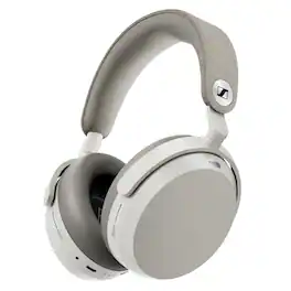 Sennheiser - MOMENTUM 5 Bluetooth Wireless Adaptive Noise-Canceling Over-The-Ear Headphones - White