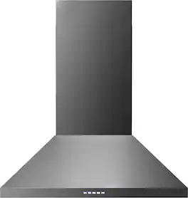 Zephyr - 36 inches - Convertible - Wall Range Hood - Black Stainless Steel