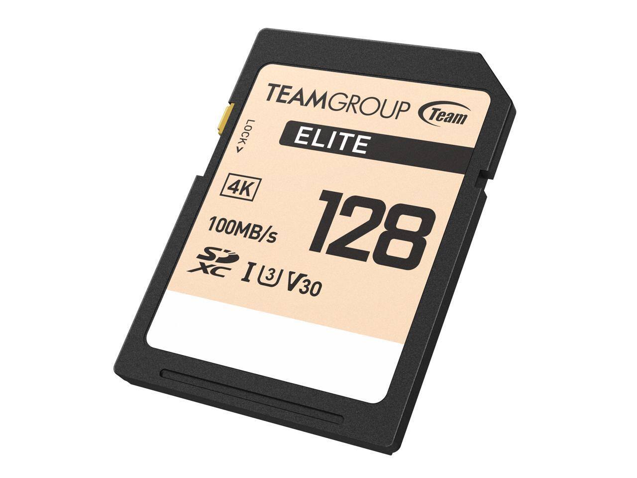 TEAMGROUP Team ELITE  
128GB  
4K  
100MB/s  
I3 V30