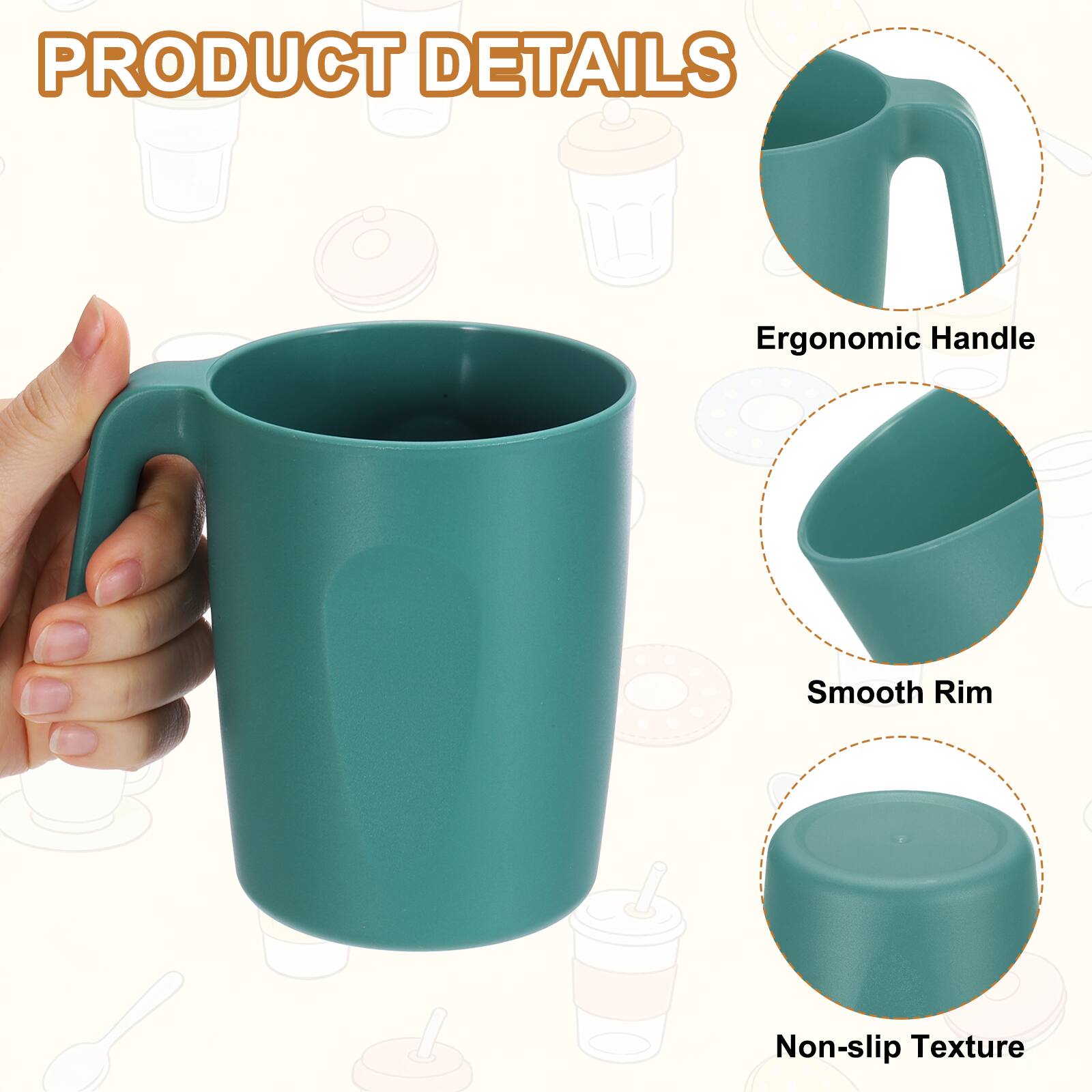 PRODUCT DETAILS

- Ergonomic Handle
- Smooth Rim
- Non-slip Texture
