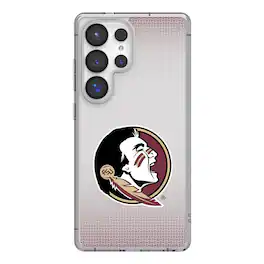 Keyscaper - NCAA - Florida State Seminoles Linen Logo Galaxy Clear Case - S23 - Multicolor