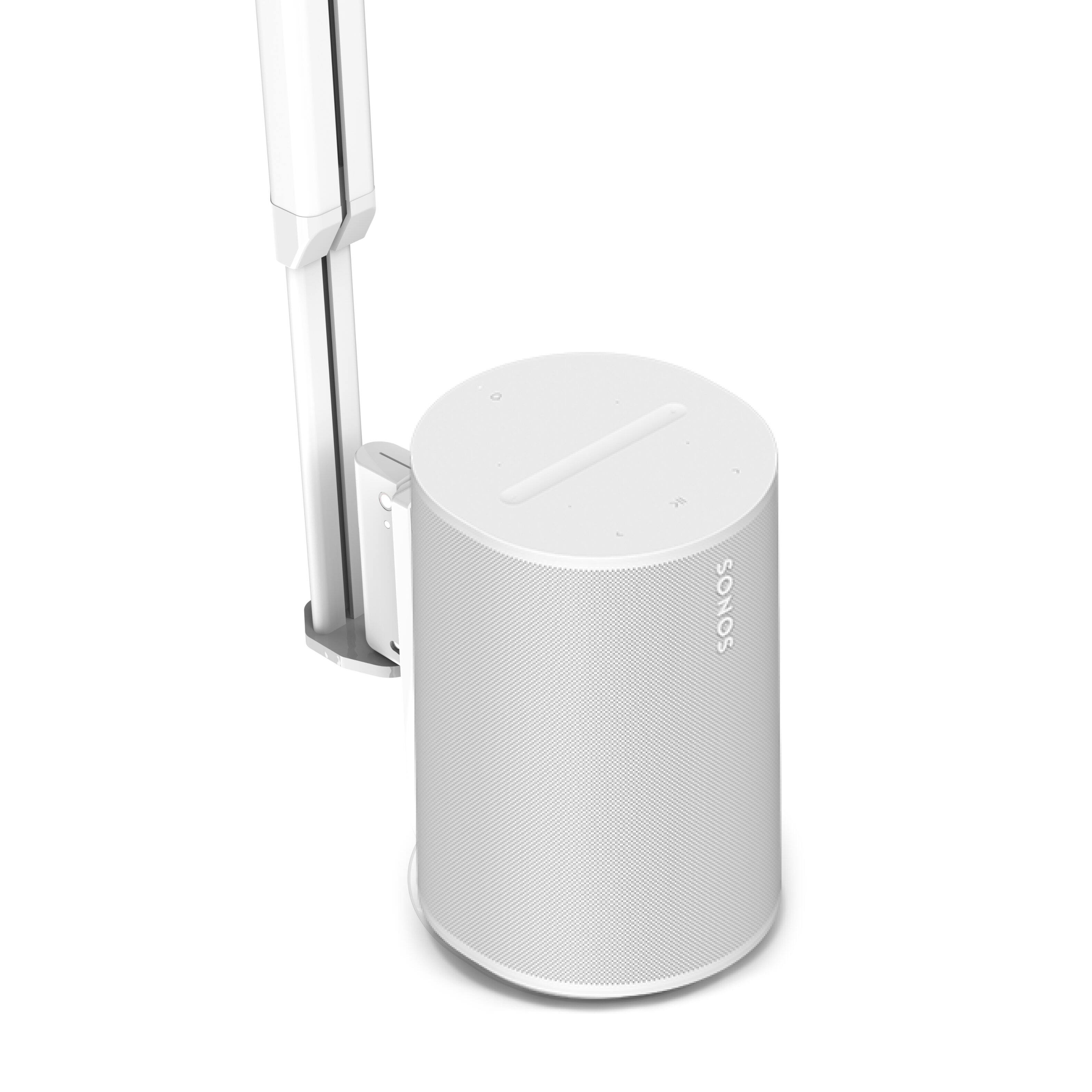 Left. Flexson - FLEXSON Adjustable Ceiling Mount for Sonos ERA 100 (White, Single) - "NA".