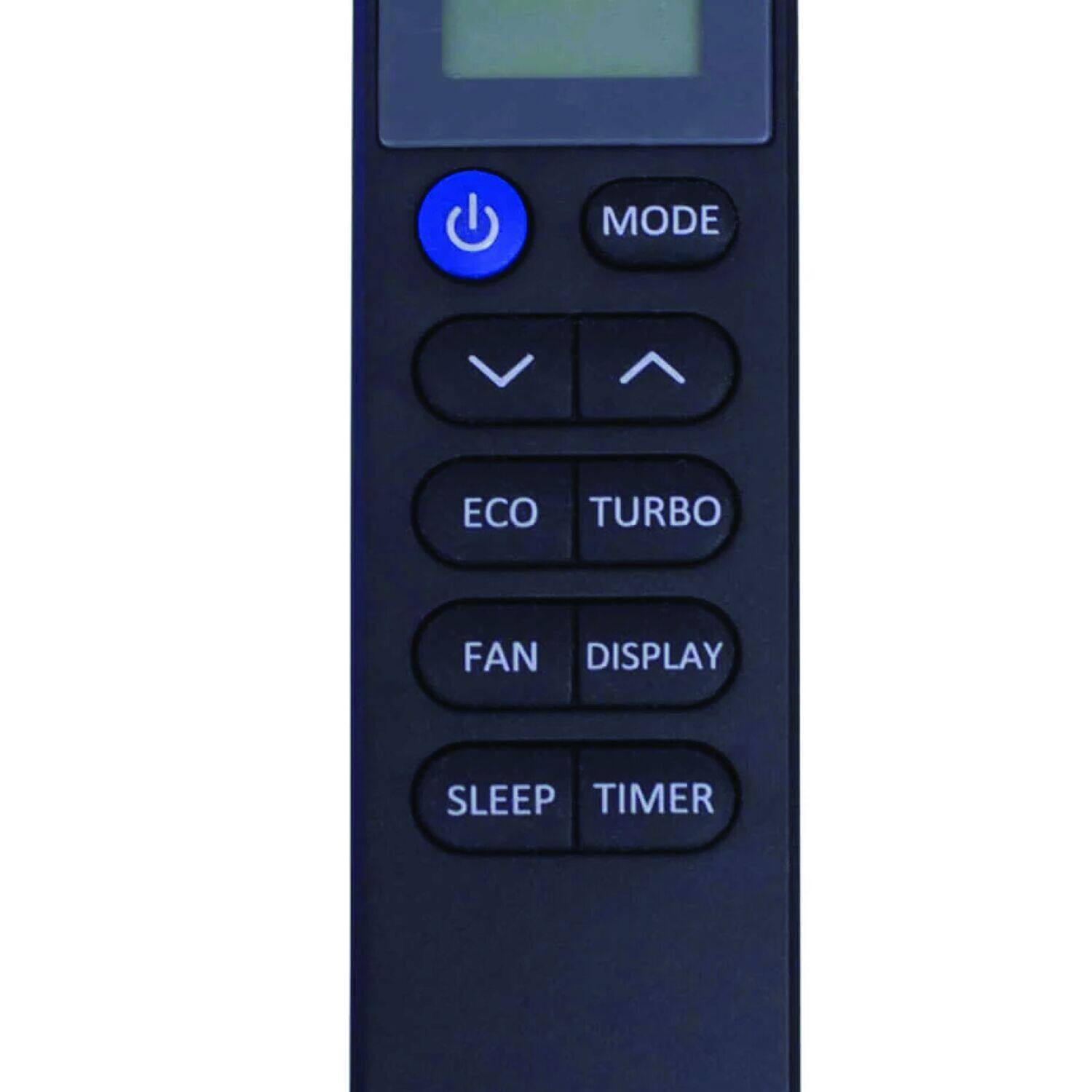 MODE ECO TURBO FAN DISPLAY SLEEP TIMER
