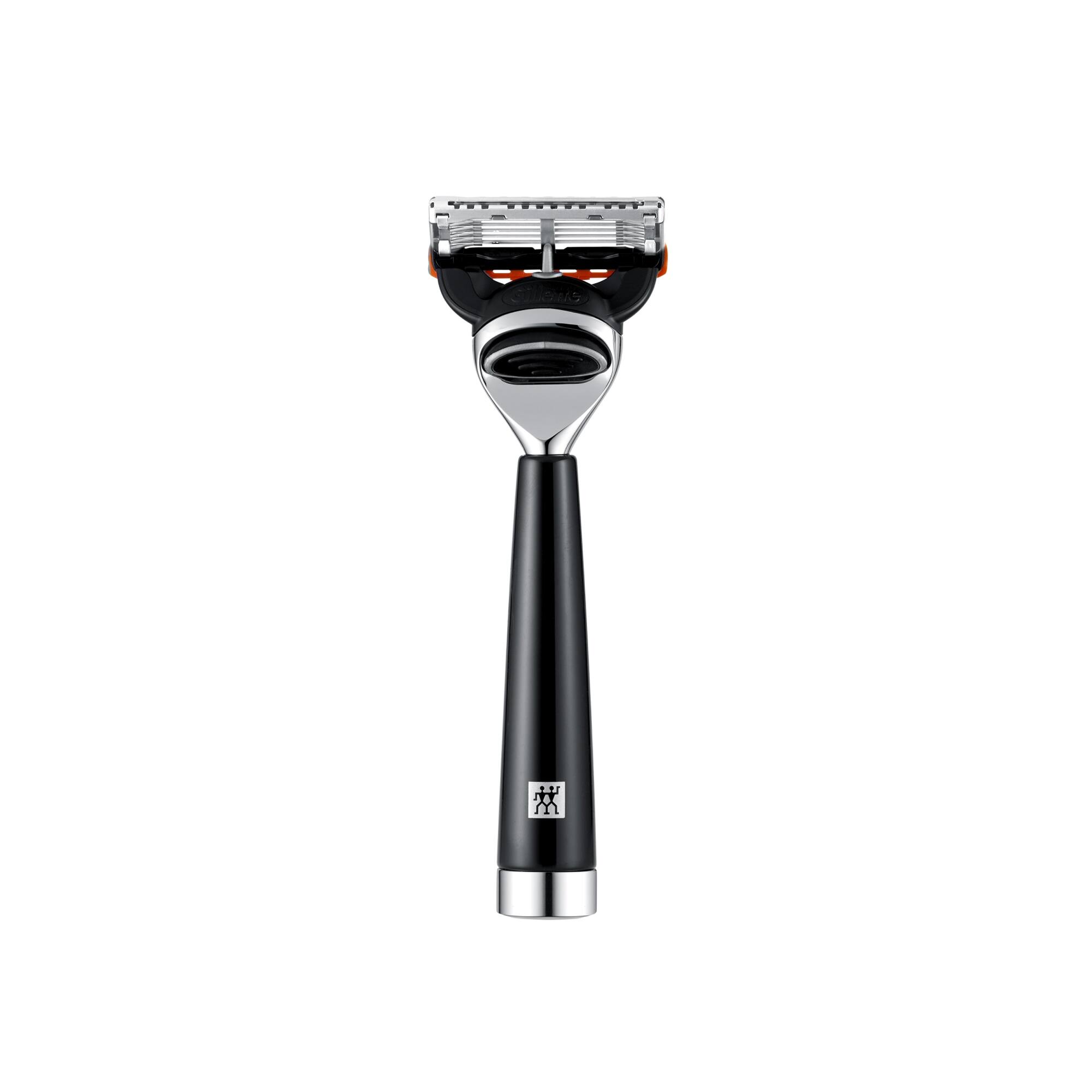 Alt View 1. ZWILLING - ZWILLING Beauty Classic 2-pc Shaving Set with Razor - Black.