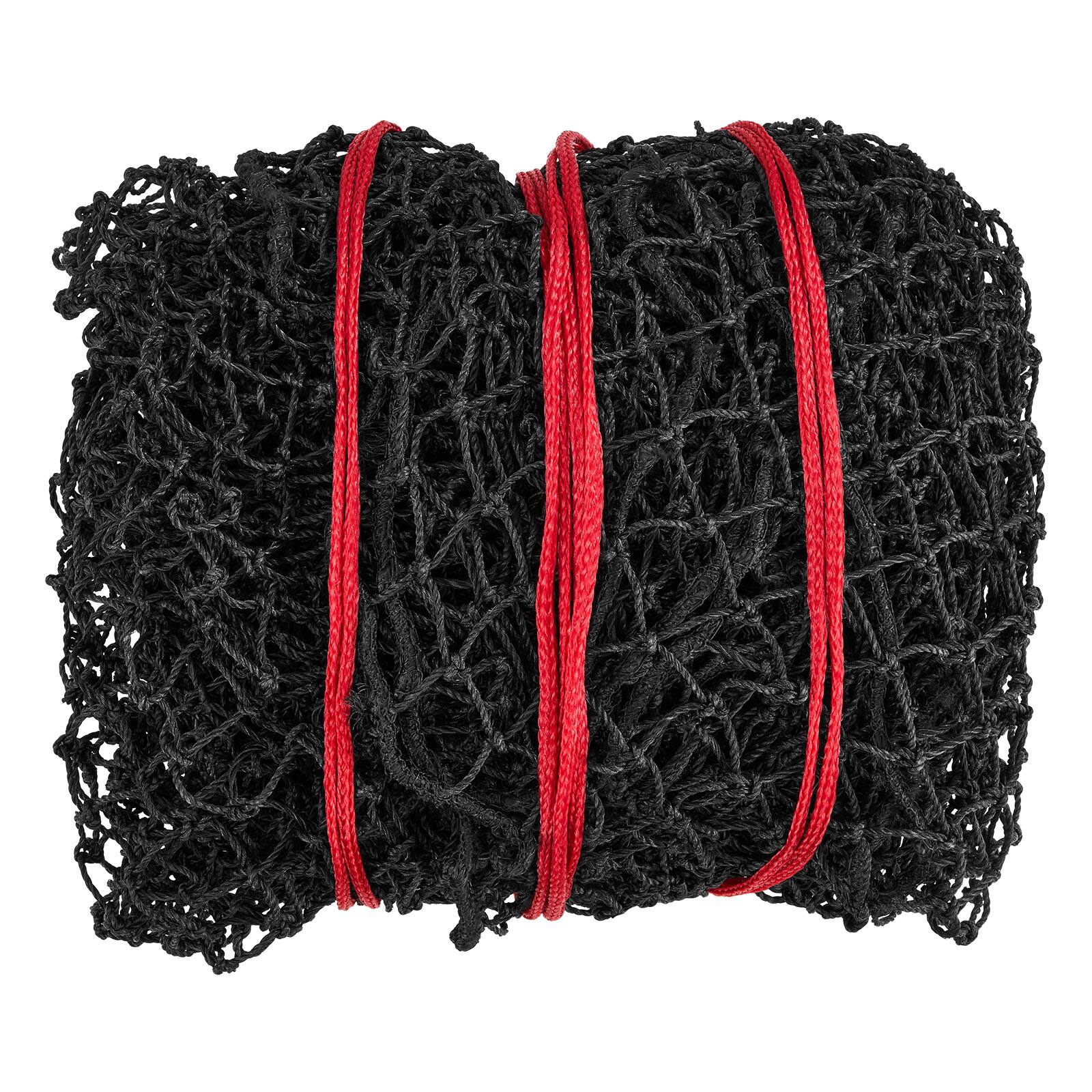 Alt View 5. VEVOR - Round Bale Hay Net, 4.92 x 4.92 x 4.92 ft, 1.75 inch Holes, PE Material, Reinforced Knotted Design, with Zip Ties - Black.