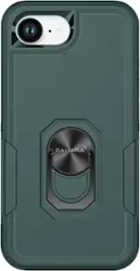 SaharaCase - Raider Series Heavy Duty Kickstand Case for Apple iPhone 16e - Cactus Green - Front_Zoom