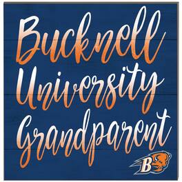 Jardine - Bucknell Bison 10'' x 10'' Grandparent Plaque - Navy