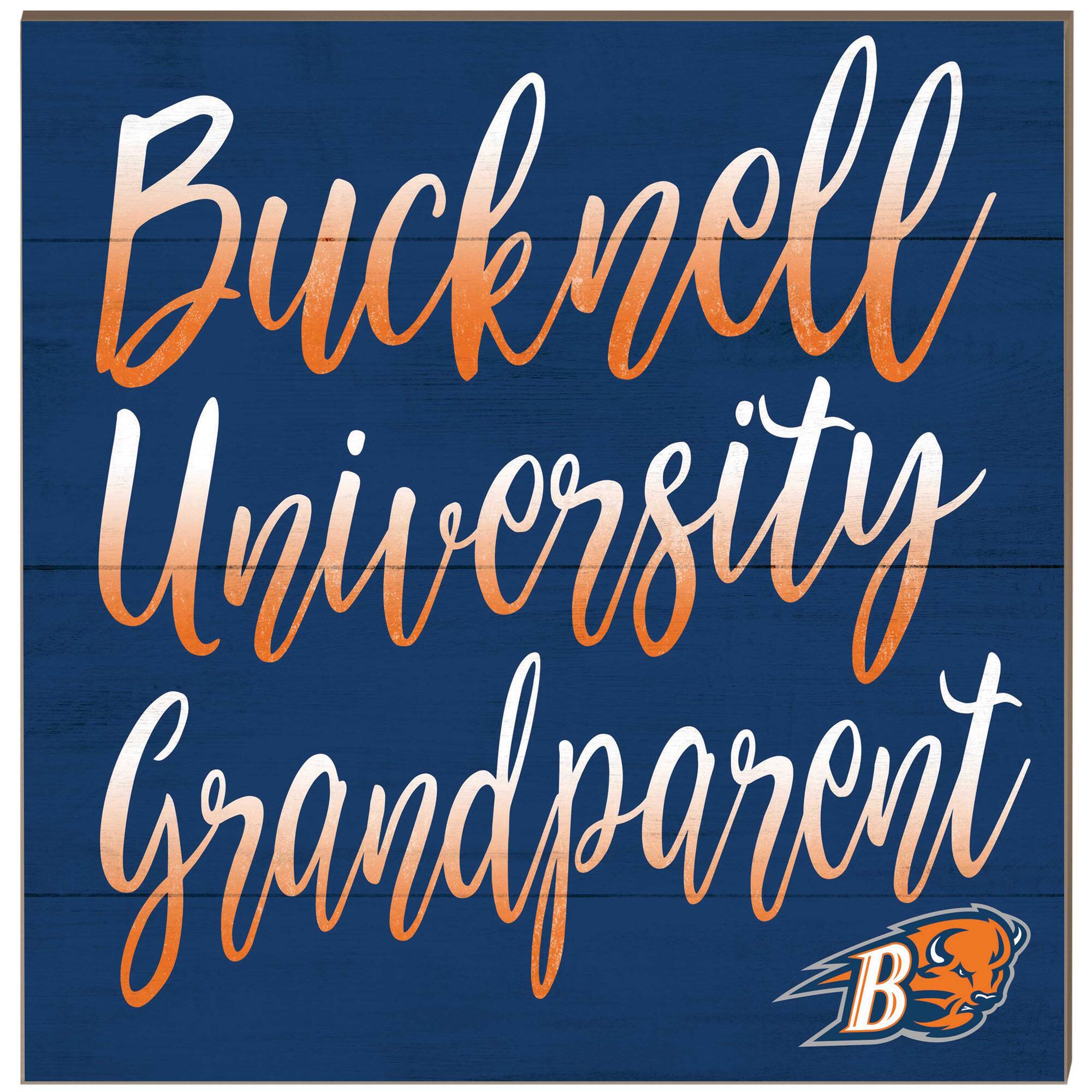 Bucknell Bison 10'' x 10'' Grandparent Plaque