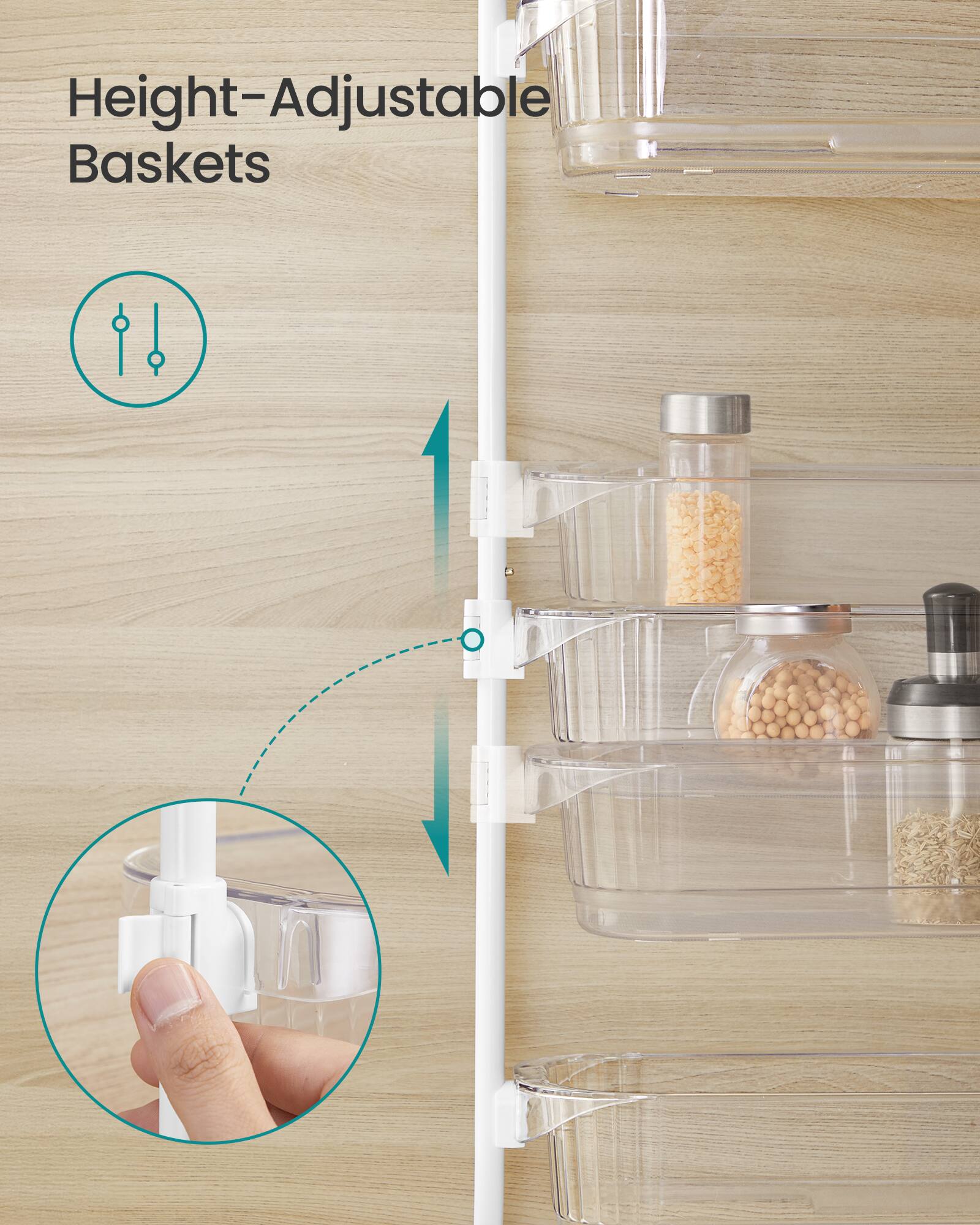 Height-Adjustable Baskets