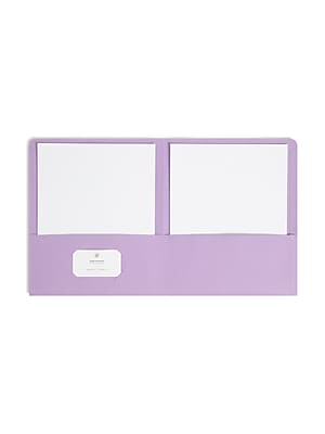 Alt View 1. Smead - Smead 2-Pocket Heavy Duty Folders, Lavender, 25/Box (87865) - Lavender.