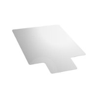 Floortex - Eco-Friendly Lipped Enhanced Polymer Chair Mat for Hard Floor 36 x 48 inches - Clear - Front_Zoom