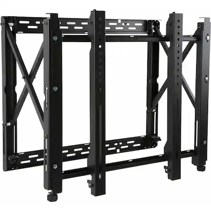 Front. Peerless-AV - 65"-98" Full Service Video Wall Mount DS-VW795-QR - Black.