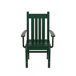 WestinTrends - Malibu Outdoor Patio Dining Armchair - Dark Green