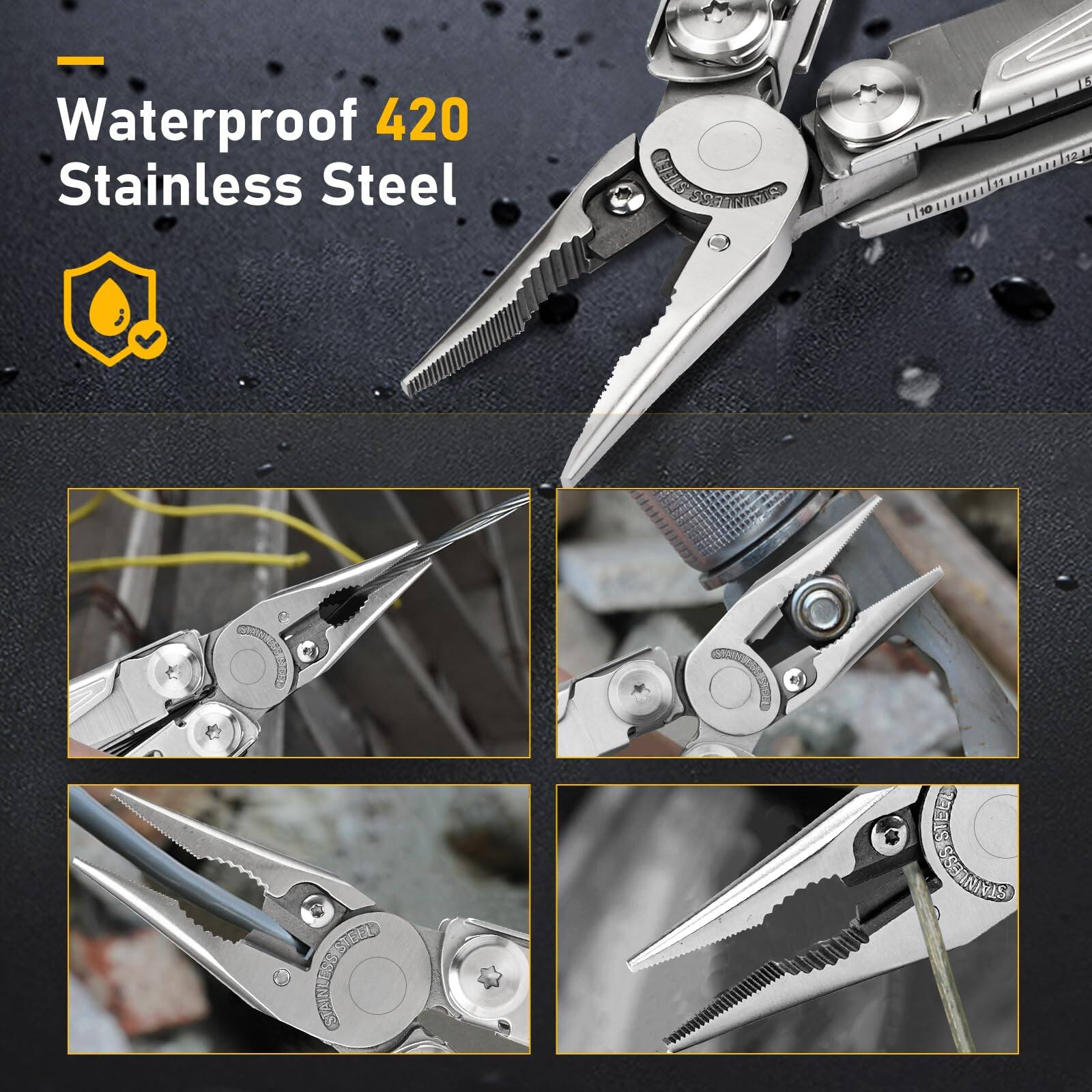 Waterproof 420 Stainless Steel