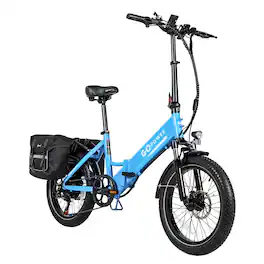 GoPowerBike - GoPlus Folding Electric Bike | UL2849 Certified - One size - Blue
