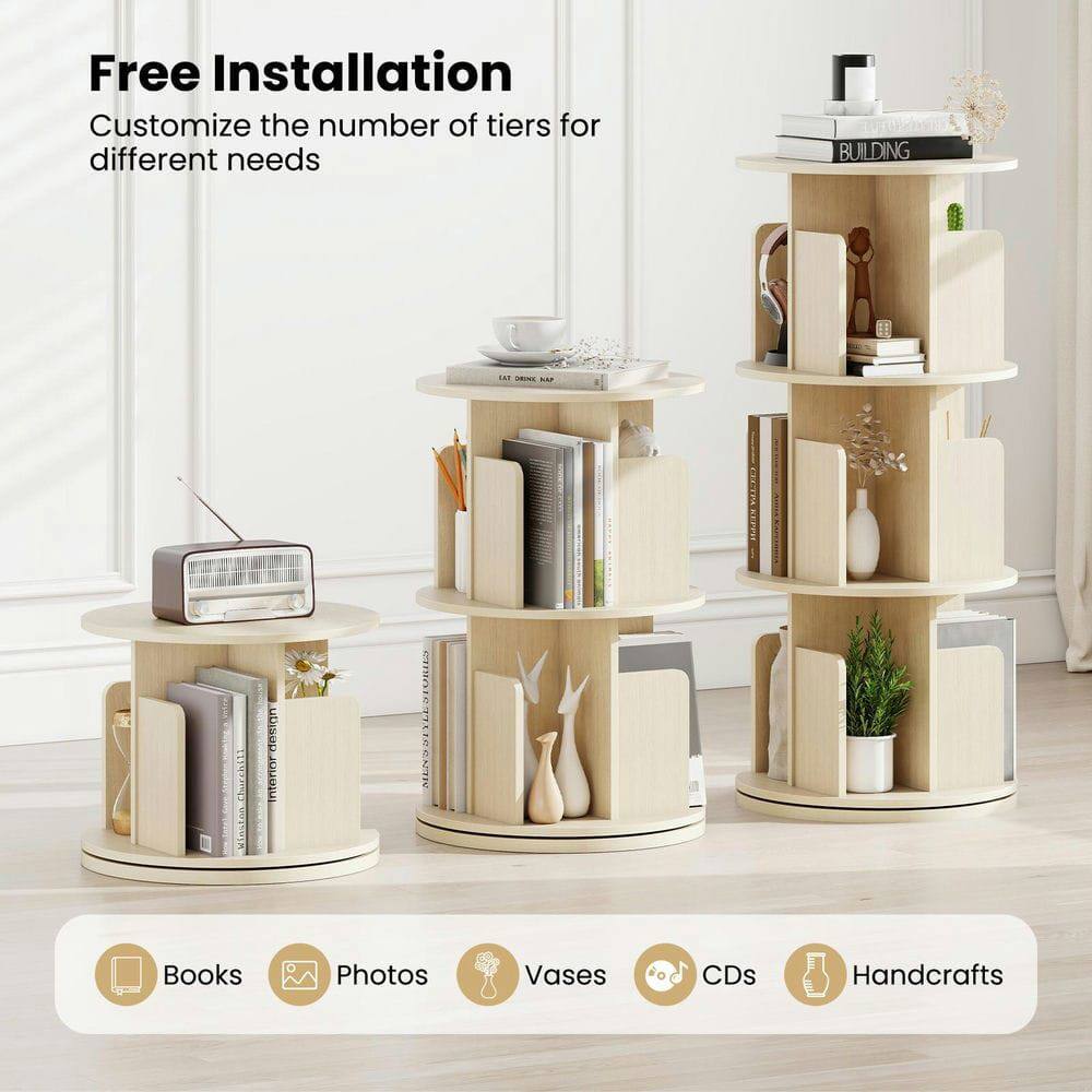 Free Installation  
Customize the number of tiers for different needs

Books  
Photos  
Vases  
CDs  
Handcrafts